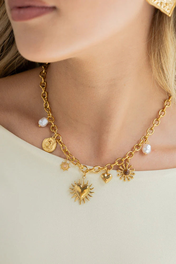 Collar Corazón Radiante