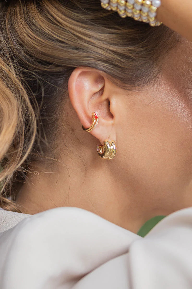 Aretes Candongas Dobles